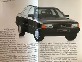 Prospekt Audi 100 100 Avant 1/1989