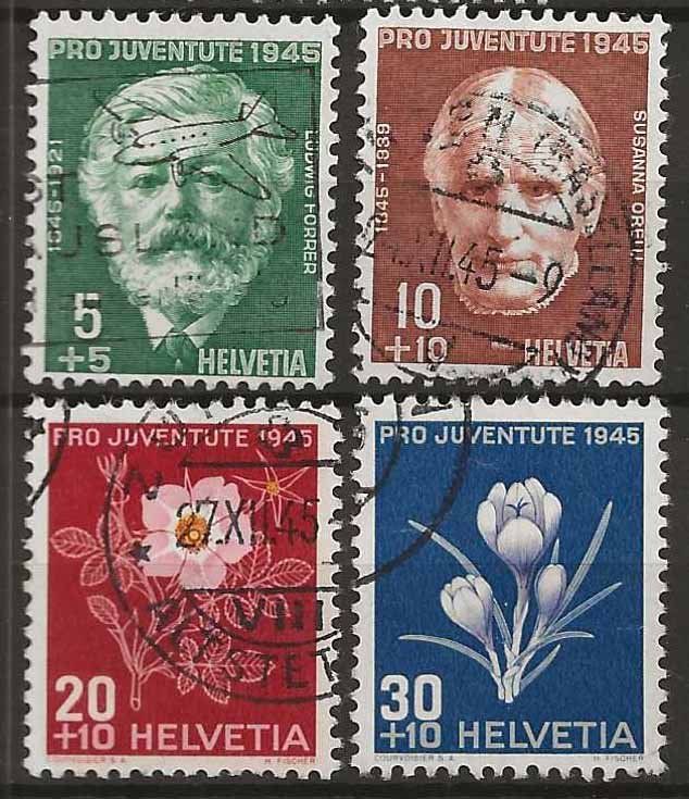 Tutti i francobolli: PJ045 - Pro Juventute 1945 obl. – Usato da Trélex venduto da Phil_Albert