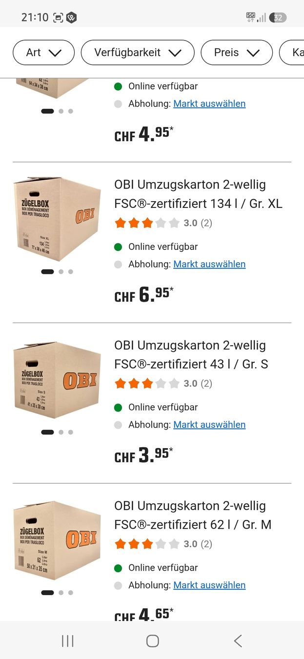 Cartons: Umzugskartons – D'occasion à Basel par Tassara75