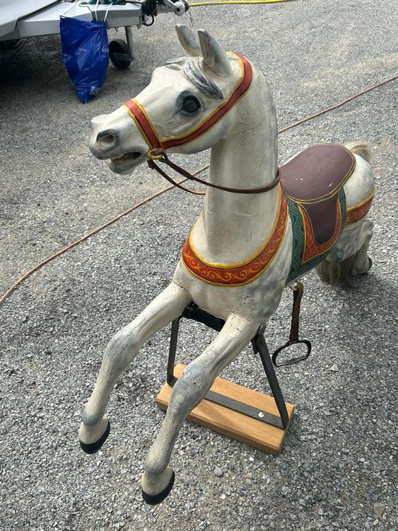 Jeu Ancien Courses De Chevaux Tiercé En Bois - Années 1930 - Occasion Bon état