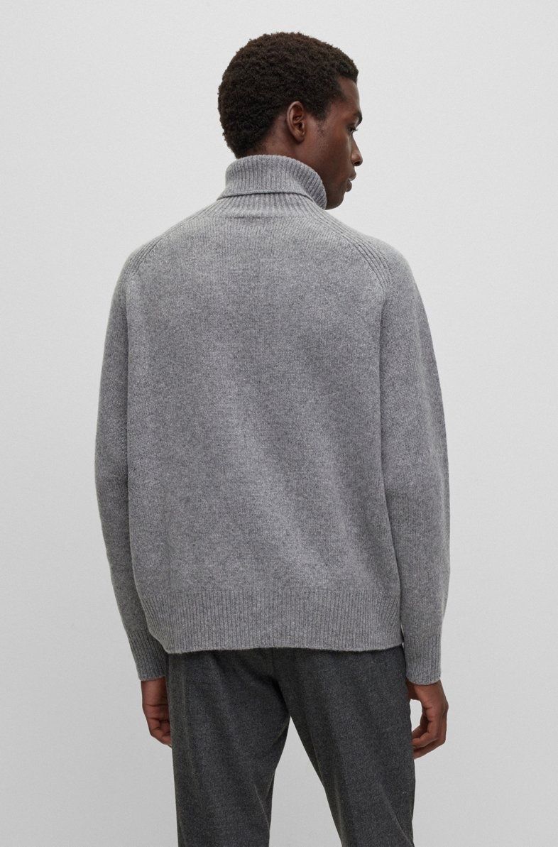 Hugo Boss Maglioni & Felpe: BOSS ALL-GENDER RELAXED-FIT PULLOVER AUS SCHURWOLLE – Nuovo e nell'imballaggio originale da Zürich venduto da luxuryoutlet1 3