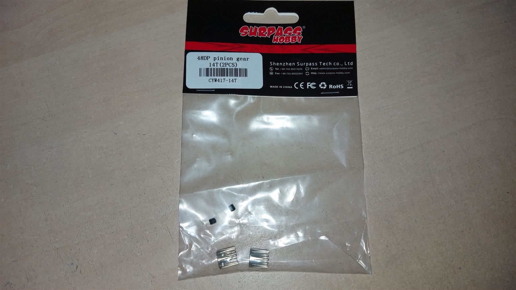 RC Modellbau: Motor Ritzel Getriebe 48DP Welle3,175mm – Neu und originalverpackt aus Schönengrund von VwRacer01 1