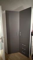 Jugendzimmer LOOP Eckschrank / Eck-Kleiderschrank anthrazit