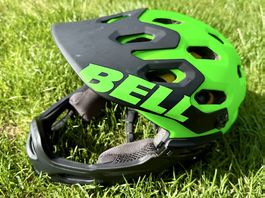 Bike DH Enduro Fullface Helm Bell Mips, M, Bügel abnehmbar