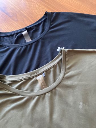 Sportshirt olive und schwarz L