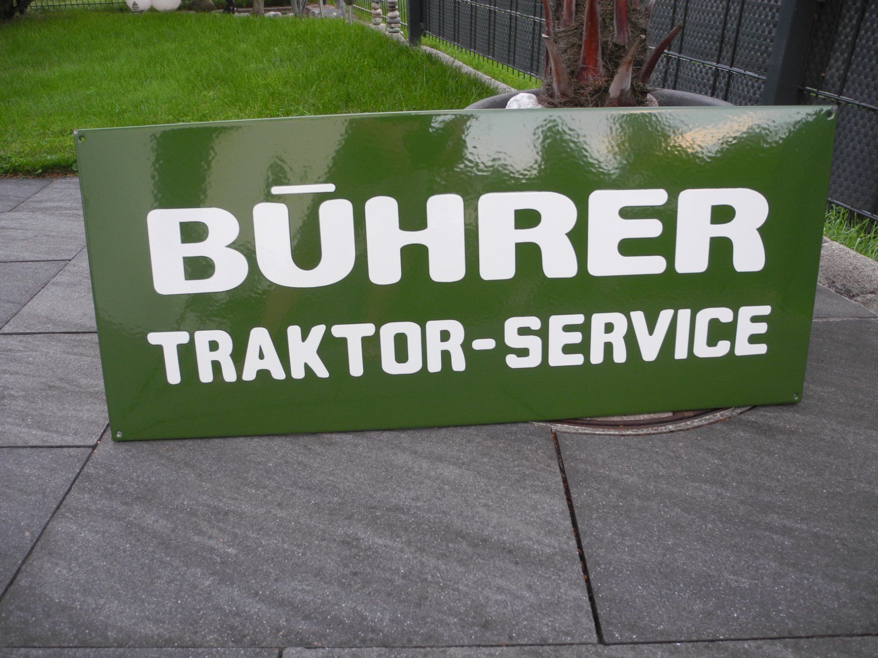 Insegne: GROSSES BÜHRER SERVICE EMAILSCHILD – Nuovo (secondo la descrizione) da Reinach AG venduto da Huckleberrysix 6