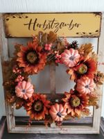 🎃Herbstzauber  Kürbis Tür Wand Kranz 50cm