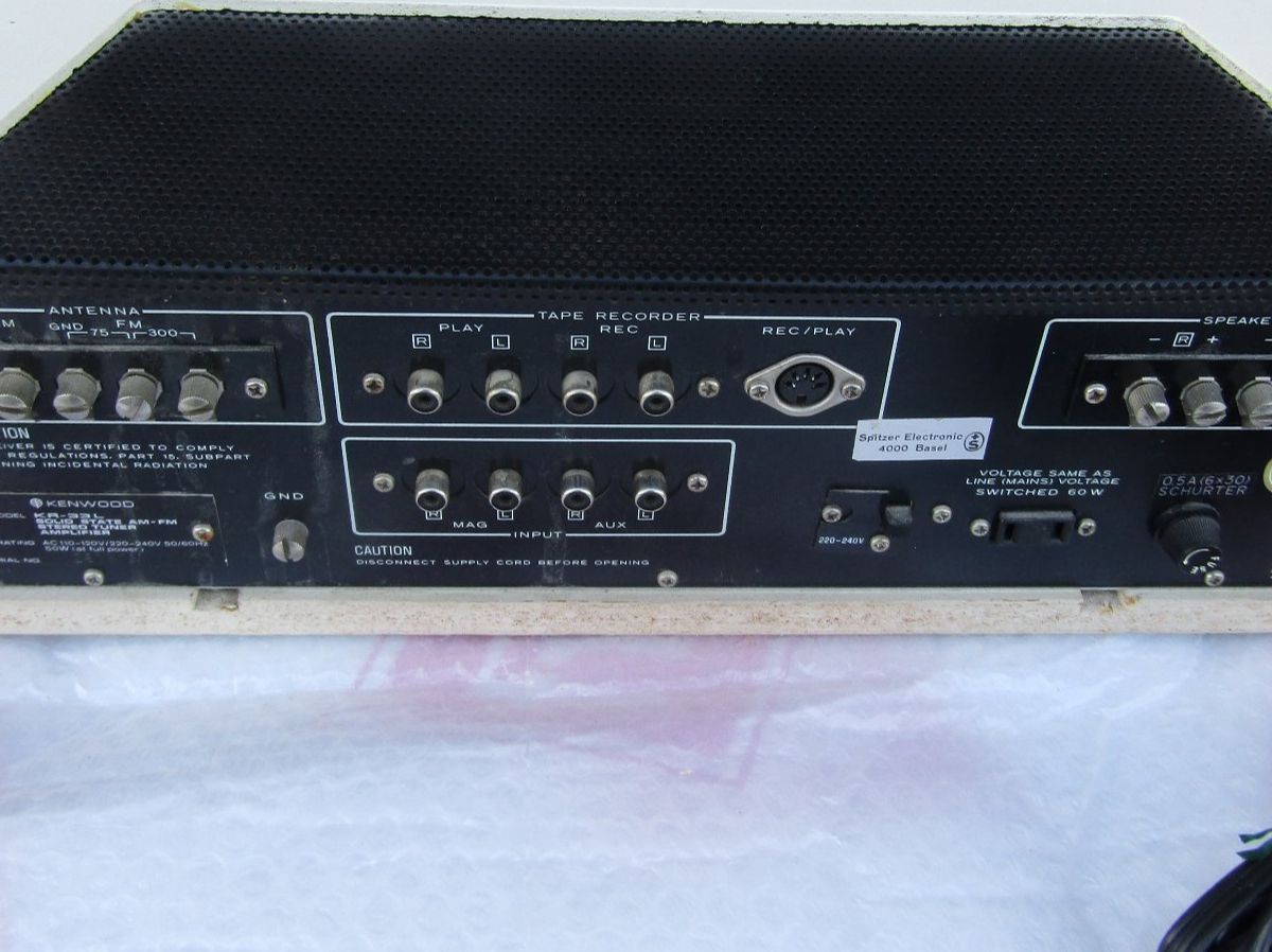 Kenwood Ricevitori: Kenwood Vintage Receiver KR 33L – Usato da Wädenswil venduto da verebe 2