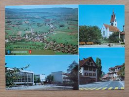 AK Merenschwand 4-bildrig gestempelt 12.11.01