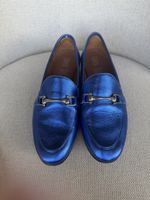 Loafers Blau Leder von OXMOX, Grösse 37