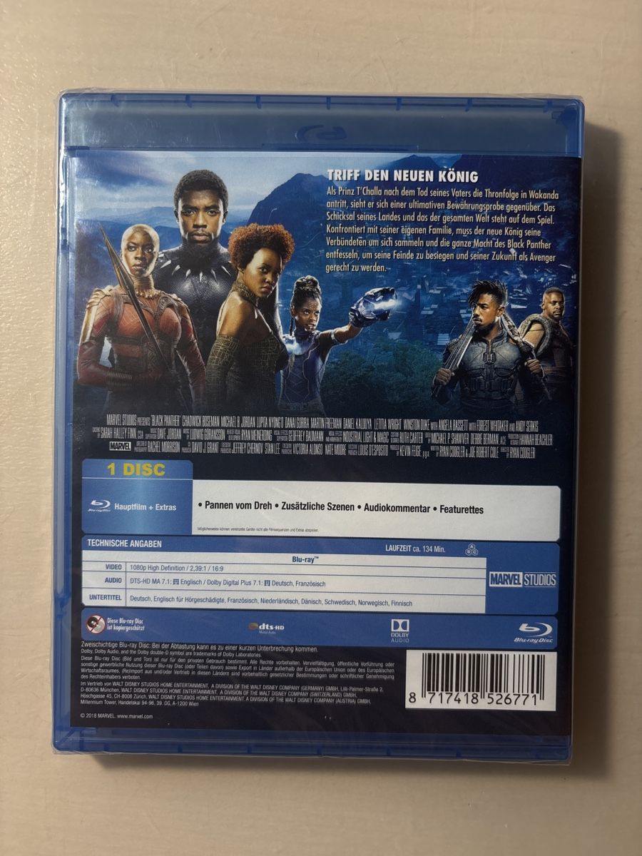 Tutti i DVDs: Black Panther – Usato da Ruswil venduto da Slivio_ 1