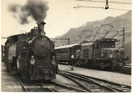 DISENTIS 1937 Rhätische Bahn - 100 Jahre Schweizer Bahnen