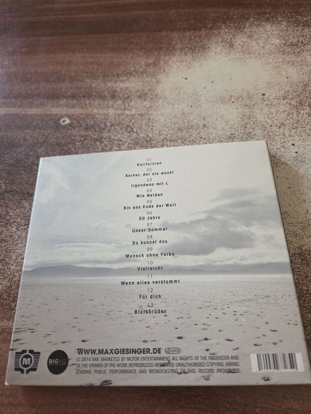 CD: Max Giesinger - Laufen lernen – Usato da Wattenwil venduto da Mage66 1