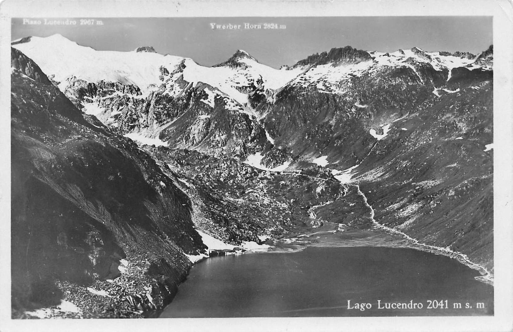 Cartoline postali: Lago Lucendro Leventina – Usato da Biasca venduto da Blenio71