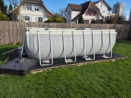 Rechteckiges Poolset von INTEX / 400x200x122 cm