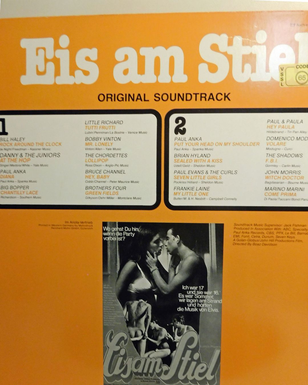 Dischi in vinile: LP Eis am Stiel original Soundtrack – Usato da Sursee venduto da 76 2