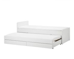 IKEA Tagesbett Hemnes weiss mit zwei Betten gebraucht