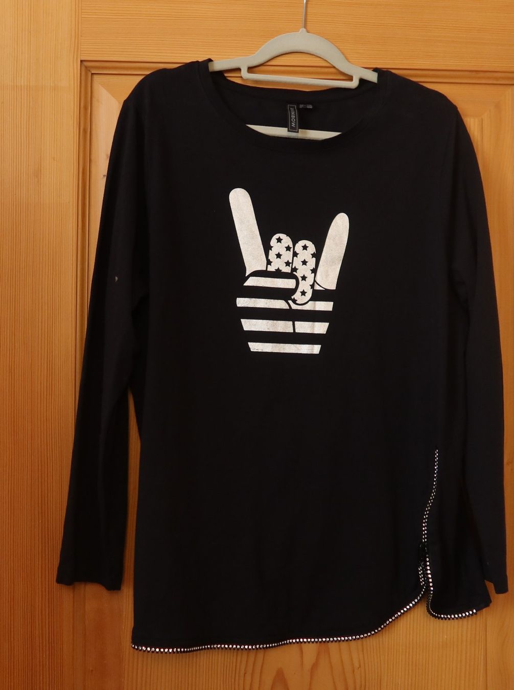 Rainbow T-Shirts: Langarm Shirt  Gr.48/50 – Neu (gemäss Beschreibung) aus Riedholz von Helga1965
