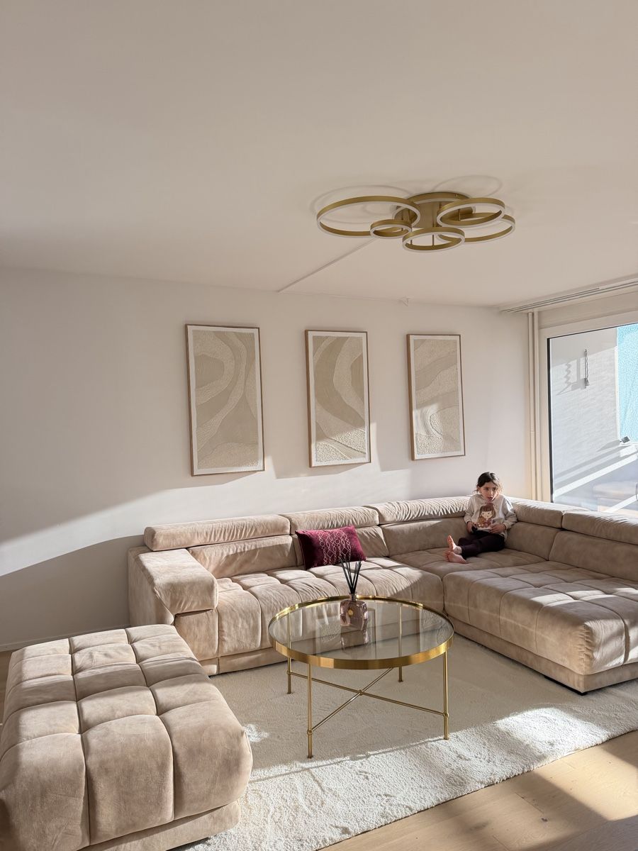 Sofas: Ecksofa Beige mit Hocker – Gebraucht aus Bern von DZ212 1