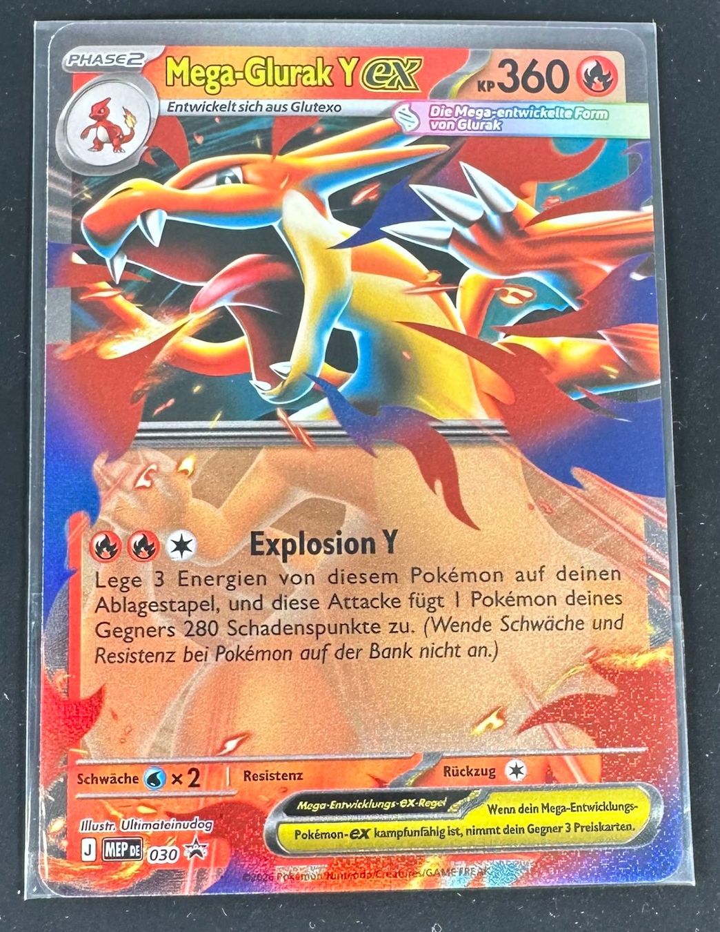 Pokémon Carte collezionabili: Mega-Glurak Y ex MEP 030 Deutsch Pokémon – Nuovo (secondo la descrizione) da Dübendorf venduto da TrimTrend