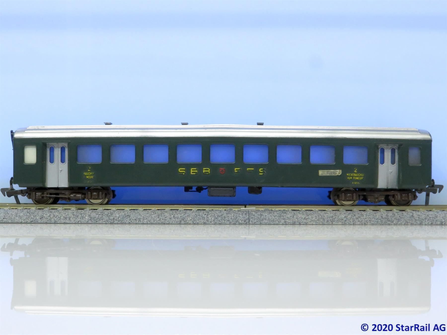 Fleischmann Modellini di ferrovie: Fleischmann 1416 Personenwagen 2. Klasse – Usato da Ennetbaden venduto da StarTrain 1
