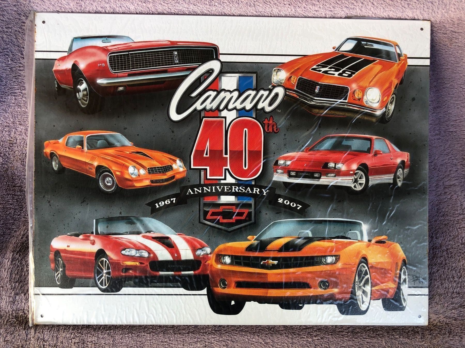 Schilder: Chevrolet camaro gm 1967-2007 – Neu und originalverpackt aus Reinach AG von rares75