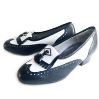 Loafers Trotteurs 37.5 Two Tones mit Lasche und Troddeln