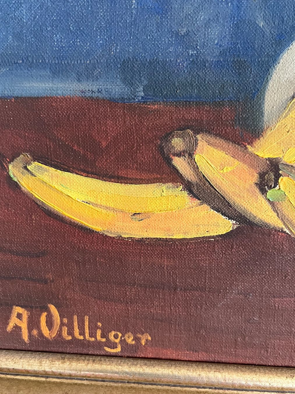 Dipinti: Atemberaubendes Stillleben-Ölgemälde Mit Roten Blumen! – Usato da Basel venduto da Kaffee_und_Kunst 4