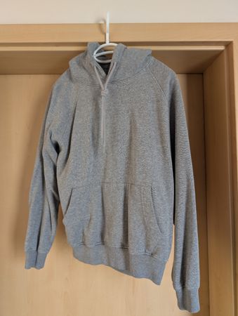 Kapuzenpullover Grau Vintage Hoodie