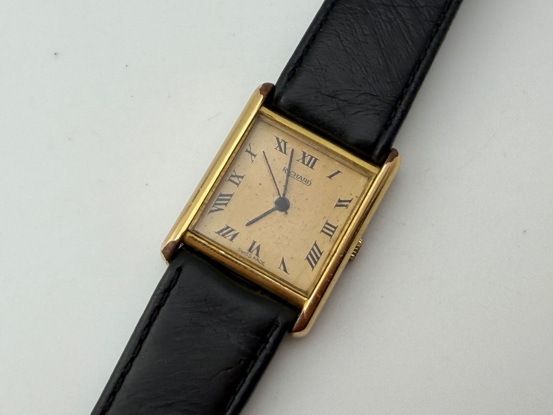 Orologi: Vintage RICHARD Tank läuft – Usato da Biel/Bienne venduto da MrP_WatchesBiel 2