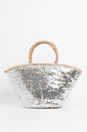 Korbtasche „Silver“