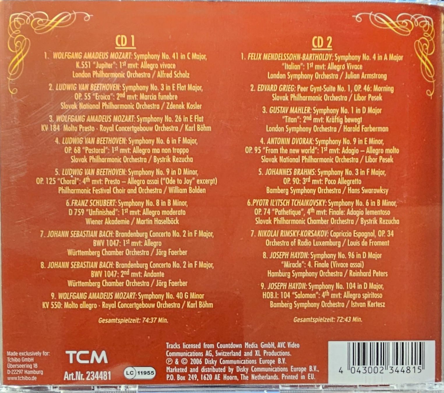 CD: Various – Festliche Sinfonien – Usato da Wahlen b. Laufen venduto da Cg10 1