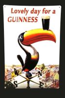Rusty Blechschild-GUINNESS-LOVELY TOUCAN