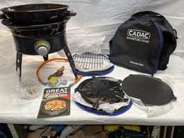 Camping Gaskocher Cadac Safari Chef gebraucht im Set