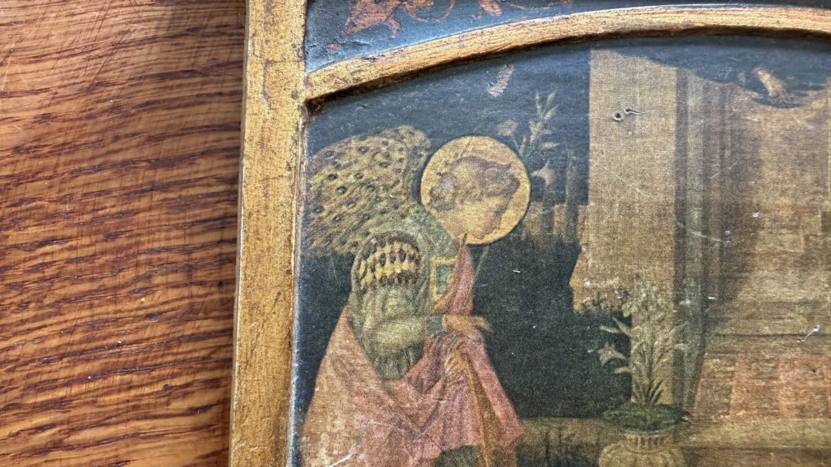 Foto & Immagini: Kleines Andachtsbild Holz im Renaissance Stil – Usato da Riedholz venduto da Frettchen63 3