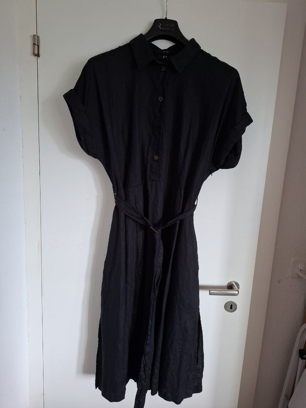 C&A Vestiti: Robe en lin noire, taille 48  – Nuovo (secondo la descrizione) da Biel/Bienne venduto da Lionne72