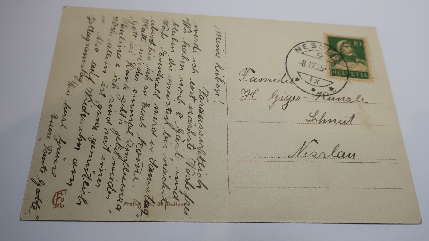 Cartoline postali: Sillamatt mit Säntikette  N° 1429 – Usato da Cormoret venduto da Pascalll2001 5