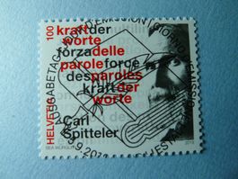 2019 Sondermarke Karl Spitteler ET Vollstempel 1749