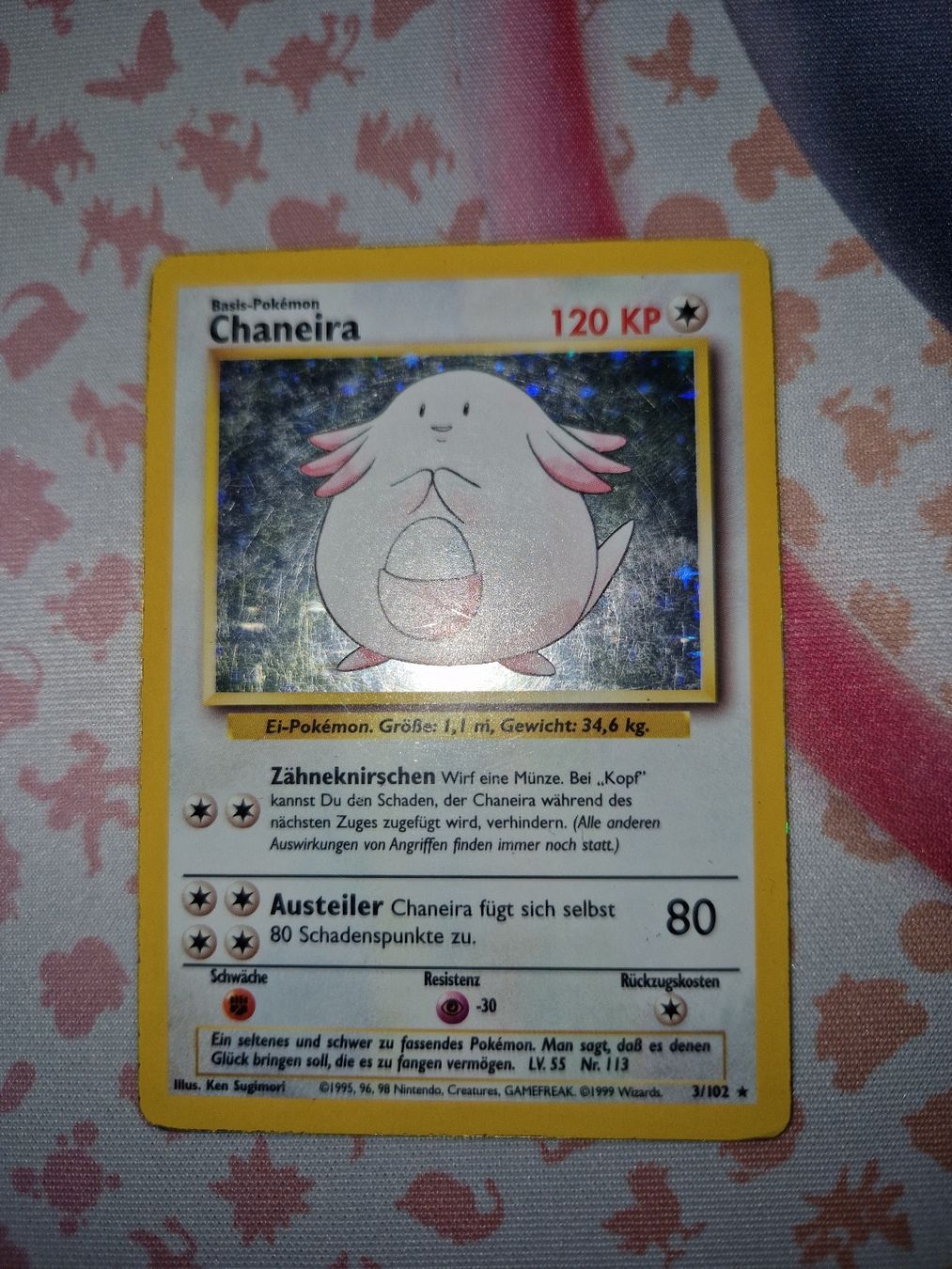 Pokémon Sammelbilder & Trading cards: Chaneira DE base set Holo – Gebraucht aus Wangen b. Olten von shlem 2