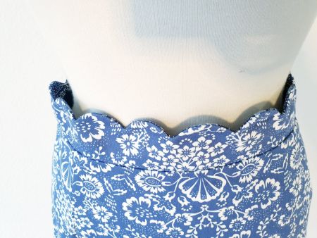 BLUTSGESCHWISTER ROCK M BLAU WEISS, TOP zu JACKE von CERANO