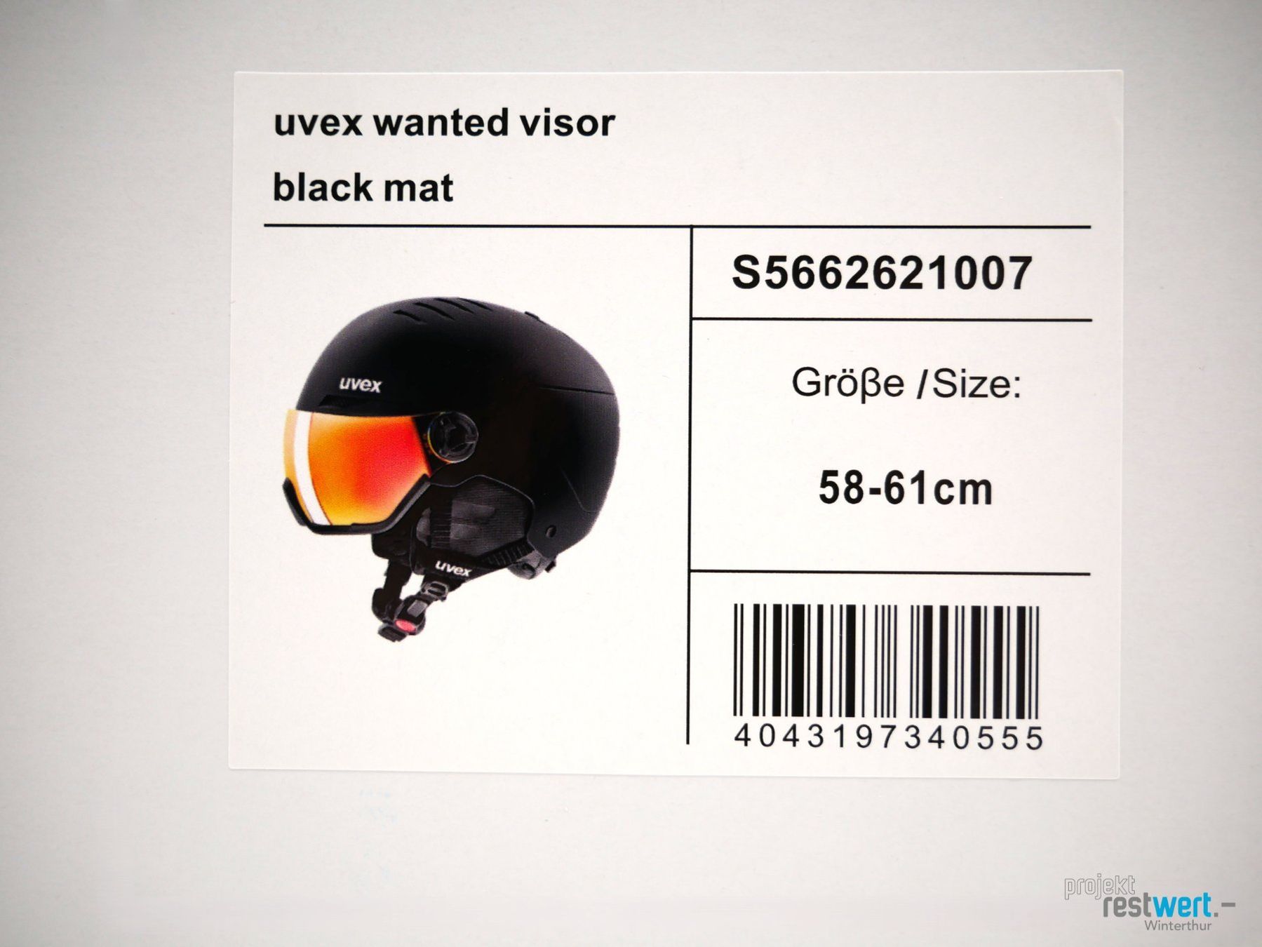 Uvex Caschi: UVEX Wanted Visor Skihelm – Nuovo e nell'imballaggio originale da Winterthur venduto da Restwert_Winterthur 5