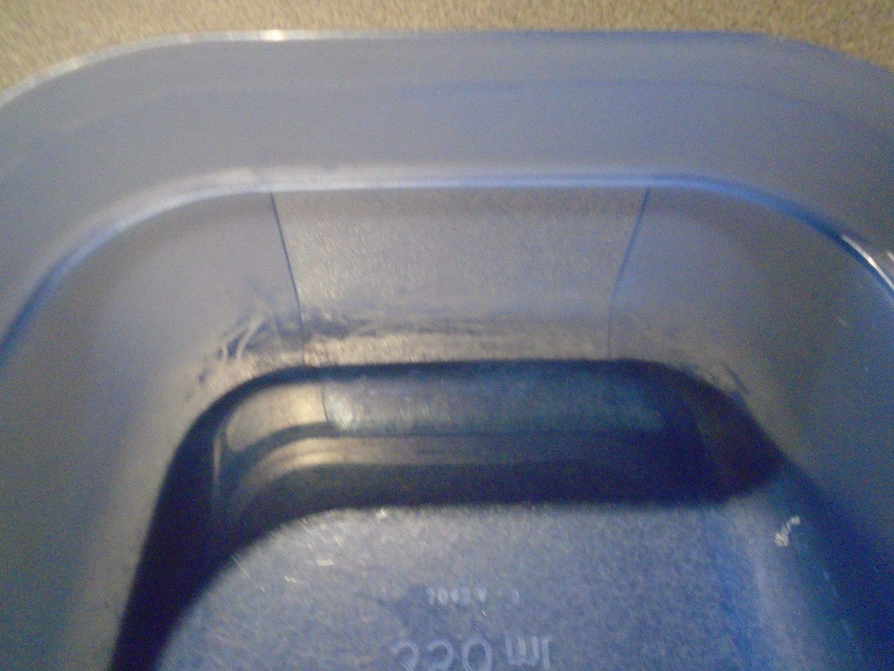 Tupperware Behälter & Ähnliches: Dose Tupperware, blau/weisser Deckel, 350 ml – Gebraucht aus Zürich von Motzkuh 2