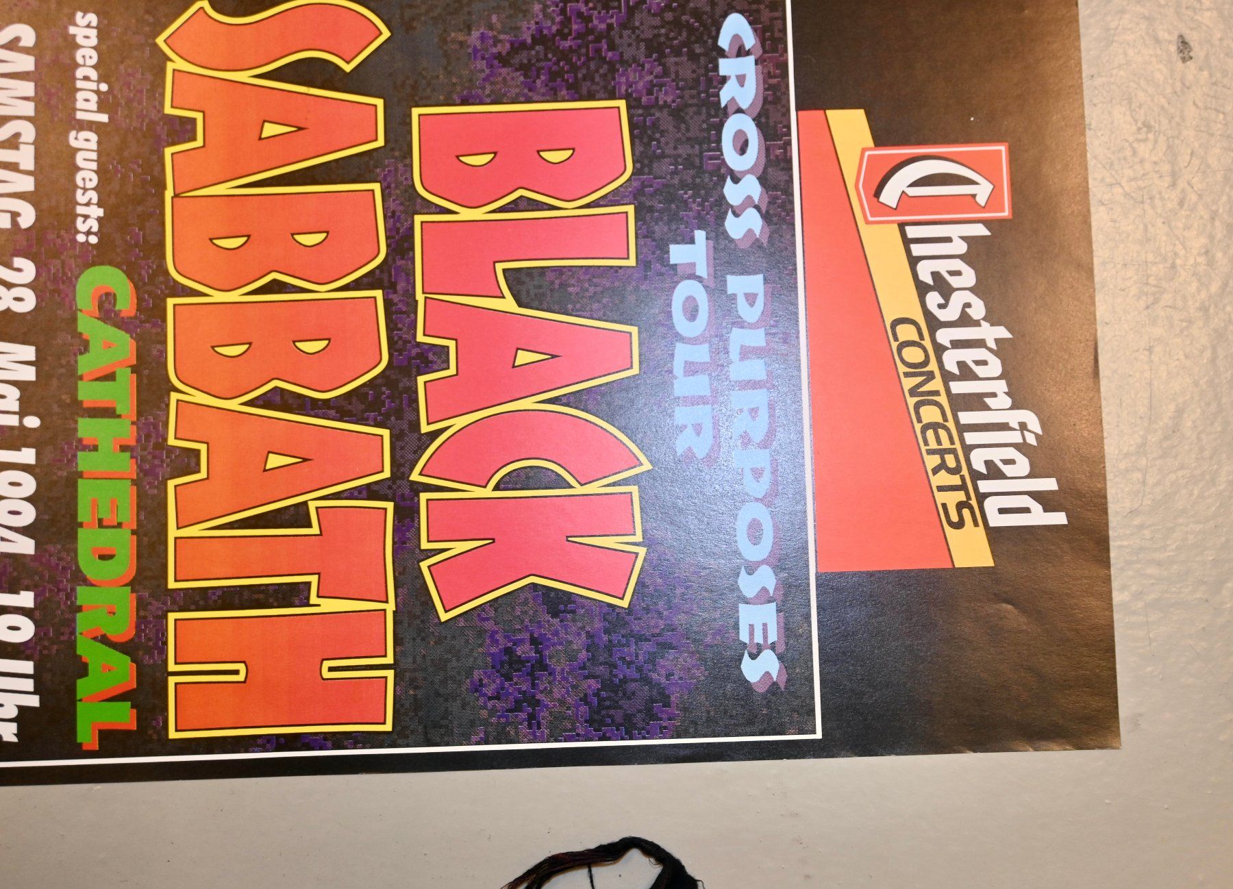 Dischi in vinile: Orginal BLACK SABBATH Konzert Poster 1994 Wettingen – Usato da Pfaffhausen venduto da mono_rec 6