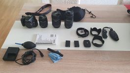 Canon EOS 250D mit Zubehör