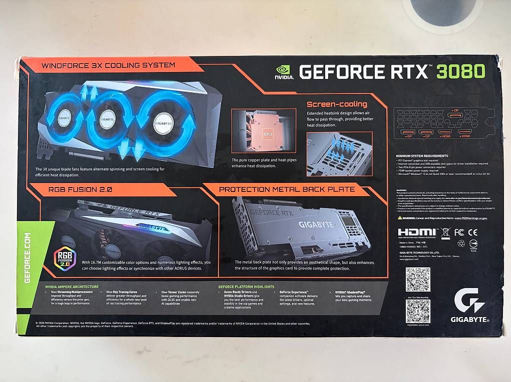 Schede grafiche: GIGABYTE GeForce RTX 3080 GAMING OC 10G – Usato da Bevaix venduto da Nox_t 1