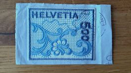 Briefmarke Stickerei Helvetia 500