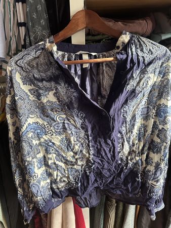 Bluse Gr. S, H&M blau