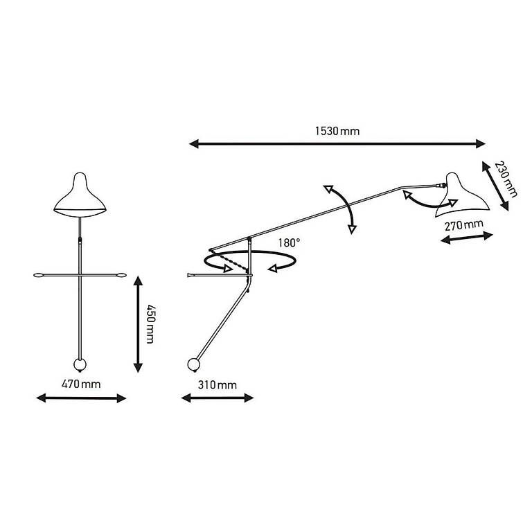 Lampen: Mantis BS2 Wandleuchte – Gebraucht aus Kilchberg ZH von 470 1