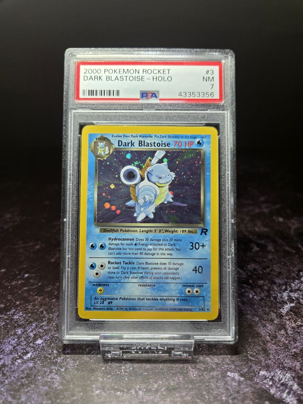 Pokémon Carte collezionabili: 2000 POKEMON ROCKET 3 DARK BLASTOISE-HOLO PSA 7 – Usato da Lauerz venduto da gp9_zt9k 5