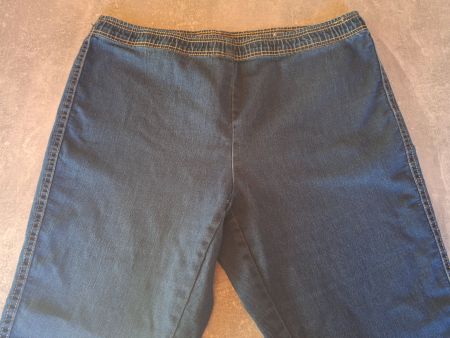 Pantalon jeans taille élastique grandeur L Werner-Otto